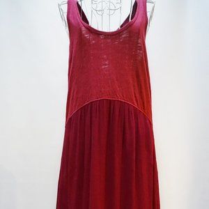 Plum Red Rayon Sleeveless Dress in XS (fits XS-S)